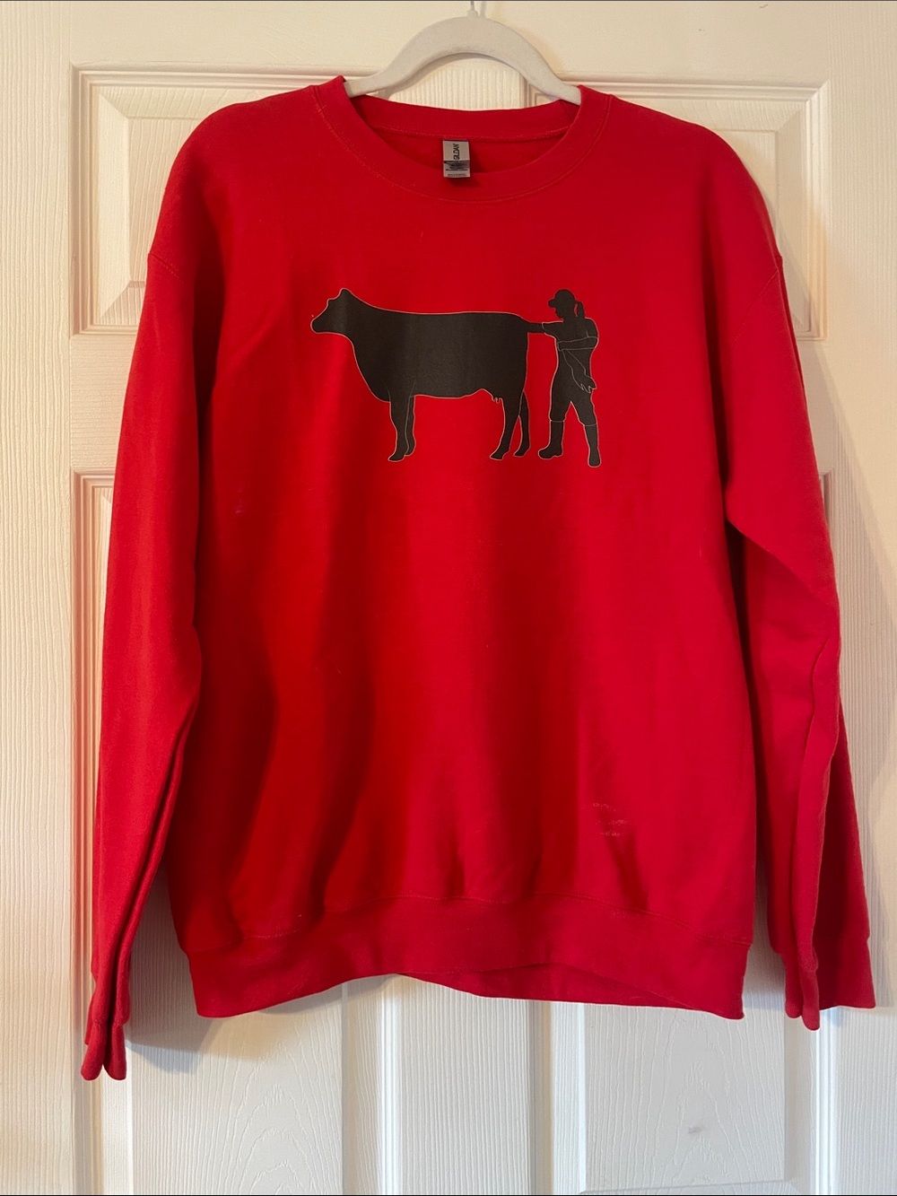 Palpation Nation Red Crewneck Sweatshirt